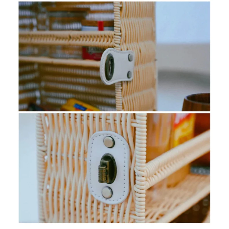 S'more 多功能調味料盒【綠色工場】Spicket 調味罐置物盒 收納盒 摺疊收納箱 日式風格箱 藤木收納盒