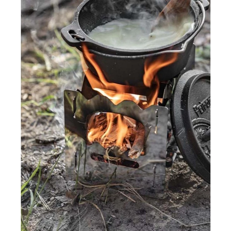 Petromax 不鏽鋼輕量柴爐 【綠色工場】輕便好攜帶 戶外火爐 暖爐 登山爐 升火爐 炊煮爐 野炊 附收納袋