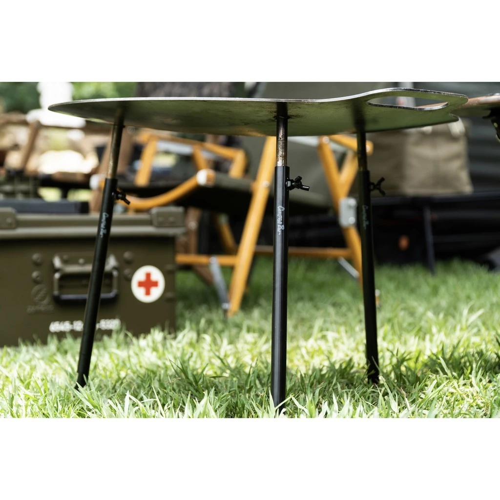 CampingBar 烤盤黑魂版伸縮增高腳/套管【綠色工場】德國Petromax 延伸支撐腳 延長腳 30cm 鑄鐵烤盤