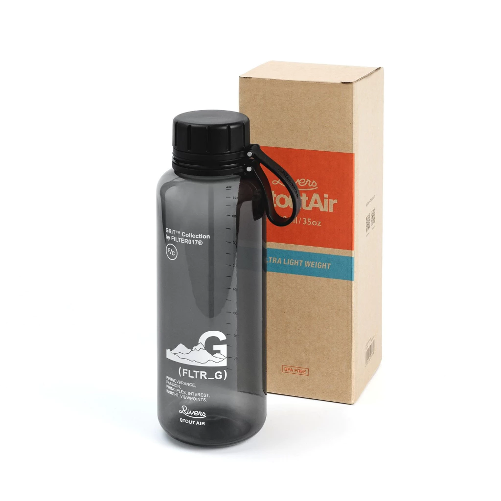 FILTER017 日本Rivers聯名戶外飲水瓶【綠色工場】1000ml 水壺 水瓶 隨身杯 隨身瓶 運動水壺