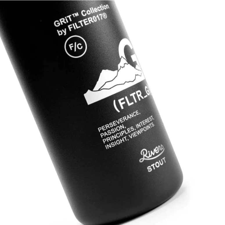 FILTER017 日本Rivers聯名真空金屬保溫瓶【綠色工場】500ml 保溫杯 水壺 隨身瓶 熱水壺 熱水瓶