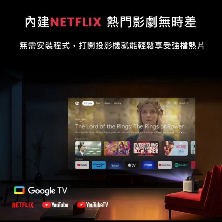 NEBULA Mars 3 Air 無線投影機(加贈包包)【綠色工場】雷射微型投影機 家用投影機 商用投影機 1080P