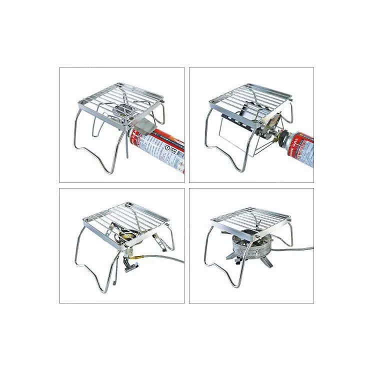 領航家 蜘蛛爐專用爐架【綠色工場】ProKamping 耐重爐架 附收納袋 可摺疊收納 瓦斯爐架 增高架 高山爐可用