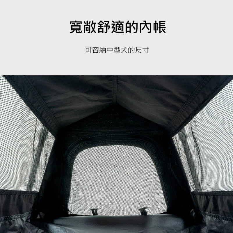 KZM 迷你奧斯卡寵物帳【綠色工場】KAZMI 毛小孩專用 寵物睡帳 寶貝帳 寵物帳 遊戲帳 露營小帳篷 黑色/軍綠