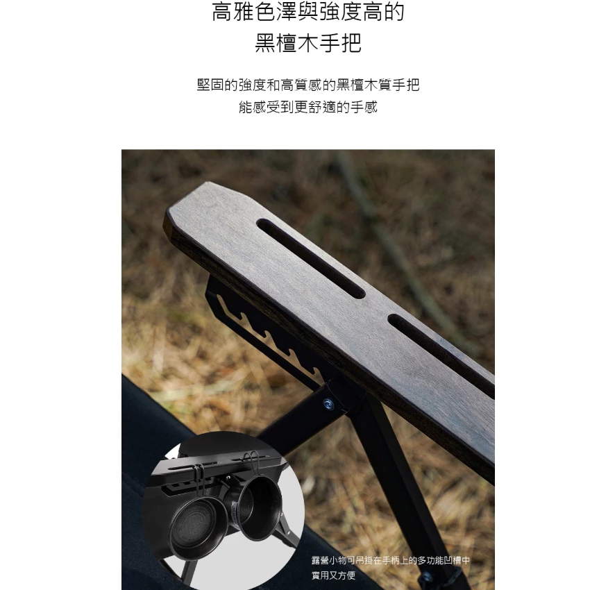 KZM 工業風六段折疊椅(含掛物架)【綠色工場】露營椅 折疊椅 休閒椅 可調整椅背 大川椅 附收納袋 卡其/黑色