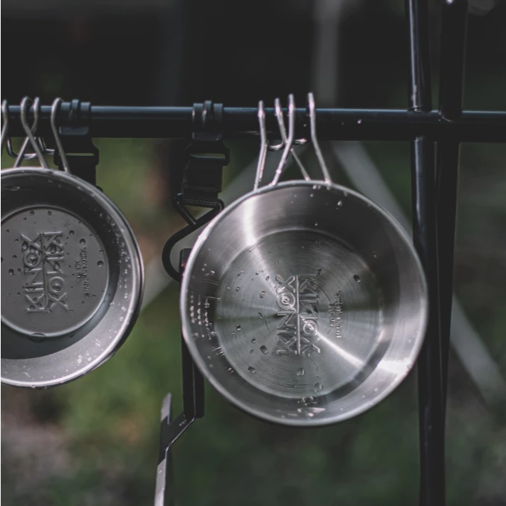 KINOX 不鏽鋼質感雪拉杯 600ml 【綠色工場】露營碗 不鏽鋼碗 湯碗 飯碗 可堆疊 Sierra cup