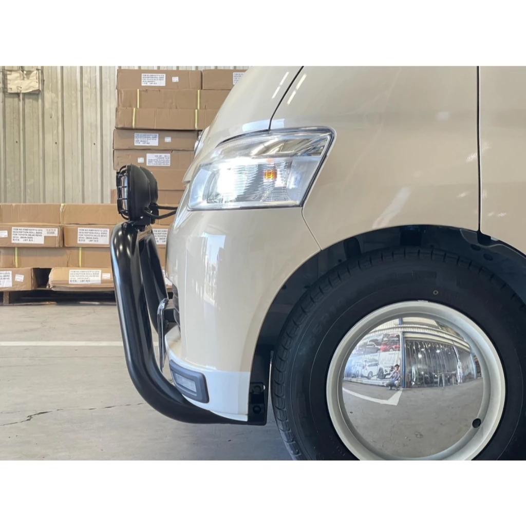 TOWN ACE 鋁合金前防撞桿【綠色工場】前保桿 下巴 保險桿 前護桿 管徑76mm 黑色