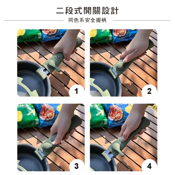 仙德曼 日本Daikin 露營鍋具組【綠色工場】Sadomain 24cm不沾鍋 AG024 平底鍋 湯鍋 附收納袋