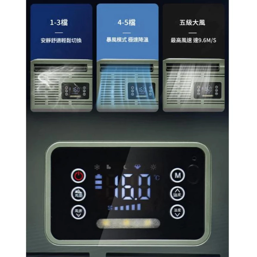 豪言 窗型駐車冷氣【綠色工場】X-House 移動式空調 窗型移動空調 手提式冷氣 變頻節能 車泊車宿 露營 窗型冷氣