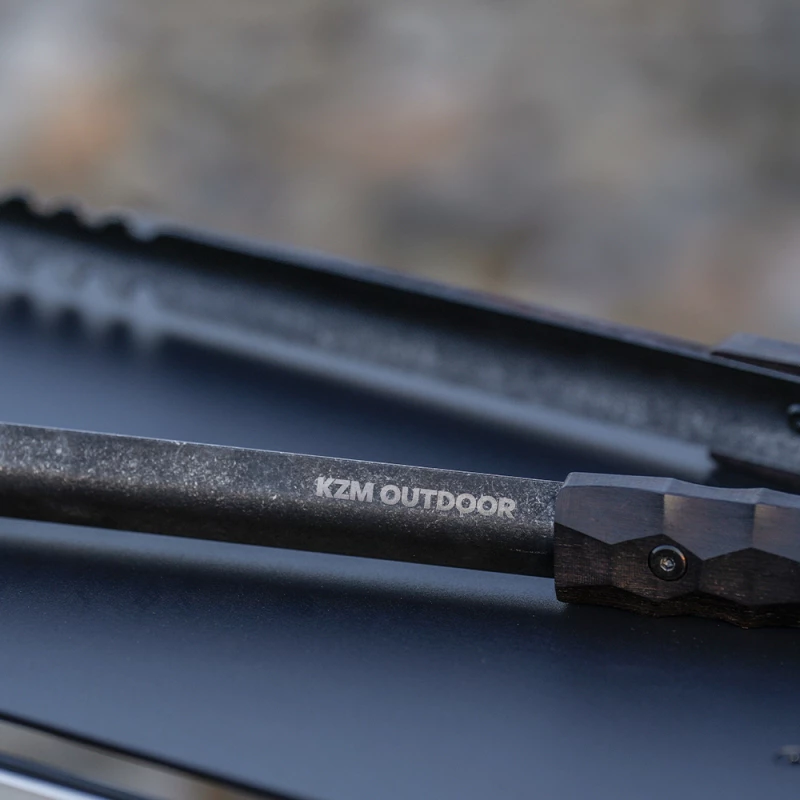 KZM 工業風不鏽鋼炭火夾【綠色工場】kazmi 不鏽鋼夾 防燙夾 木炭夾 焚火夾 炭火夾鉗