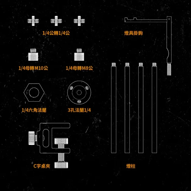 CAMPFIRE 通用燈柱組【綠色工場】桌燈柱 掛燈柱 桌上掛物 桌邊燈柱 燈架 營火部落
