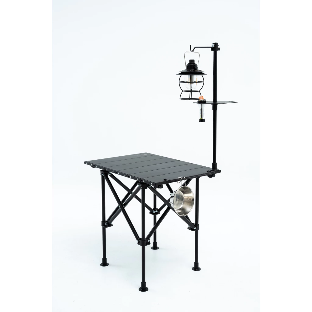 JG Mini Table 迷你桌【綠色工場】台灣製鋁合金蛋捲桌 鋁捲桌 露營桌 可拼接 附燈架、收納袋