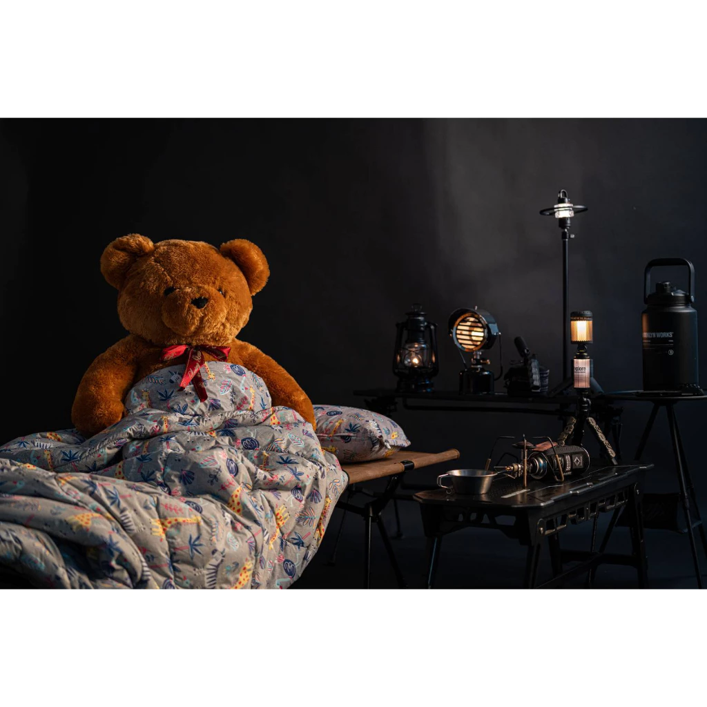 【綠色工場】Wildfun 野放 石墨烯方型睡袋 童趣款 遠紅外線 T3科技棉 舒適溫度0~5度 戶外露營 旅遊 居家