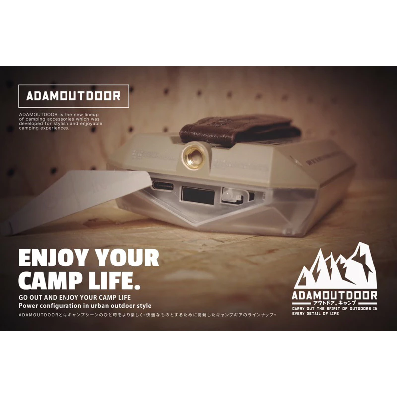 【綠色工場】 ADAMOUTDOOR｜3D廣角鑽石燈 LED燈 露營燈 照明燈 戶外照明 小夜燈白/暖白/黃光