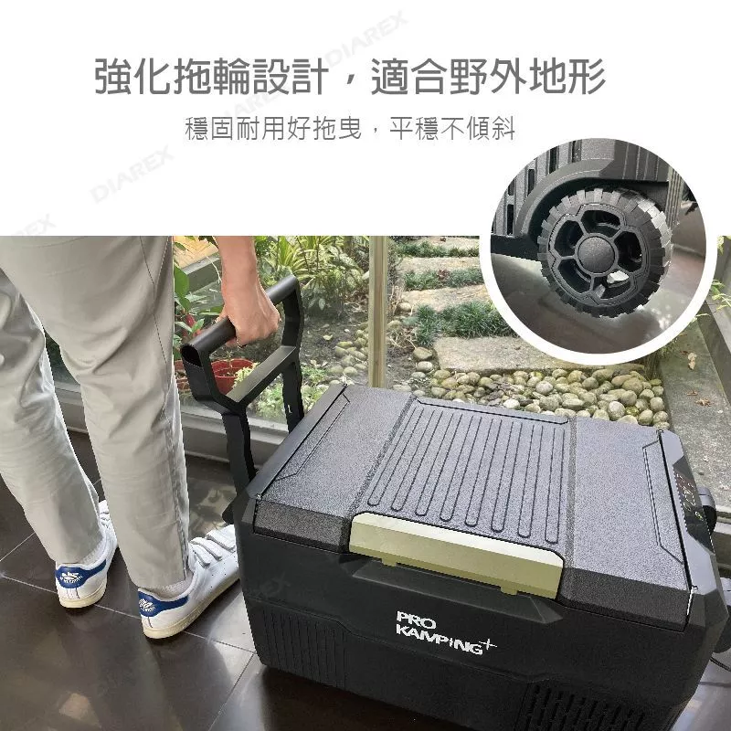 領航家 Pro Kamping 雙槽雙溫控行動冰箱 43L【綠色工場】車用冰箱 露營冰箱 德國壓縮機 5年保固 移動冰箱