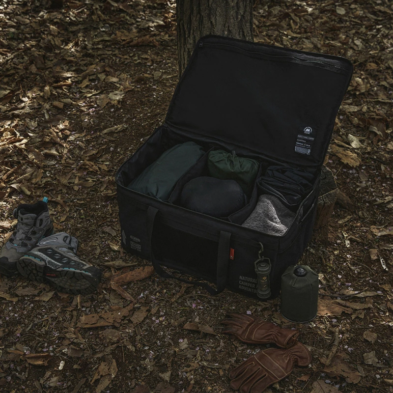 CARGO 工業風裝備收納袋52L 【綠色工場】裝備袋 行李袋 收納箱 行李袋 手提袋 露營收納 黑色/軍綠/沙色/灰色