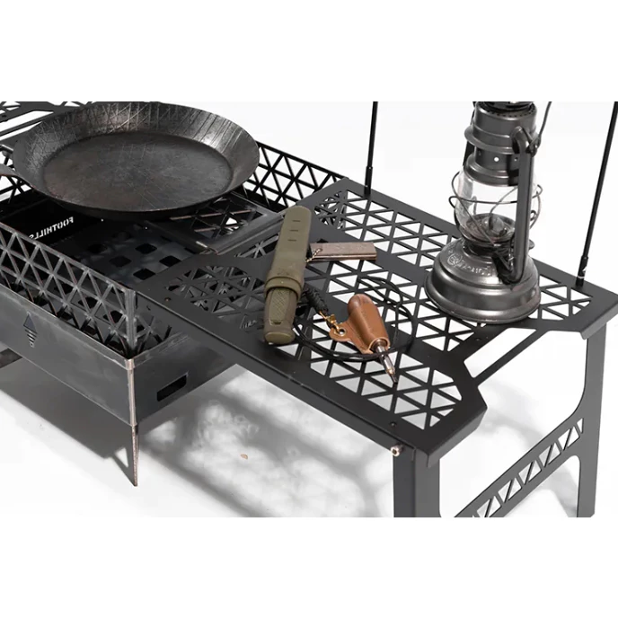 Foothills 山麓延伸桌【綠色工場】山麓焚火台專用桌 延伸桌 拼接桌 露營桌 焚火台桌 附收納袋、燈柱