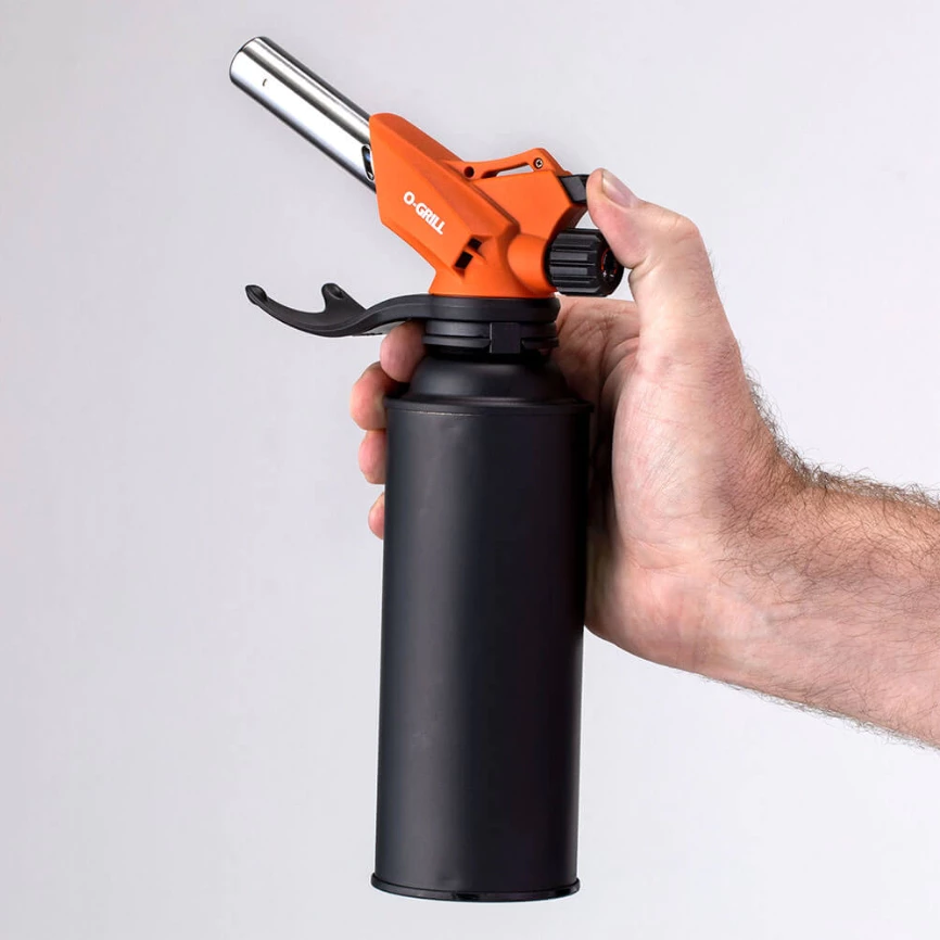 O-Grill 萬能炙燒瓦斯噴槍【綠色工場】GT-660A 打火機 火雞 賴打 防水電子點火 卡式瓦斯罐專用 1300度