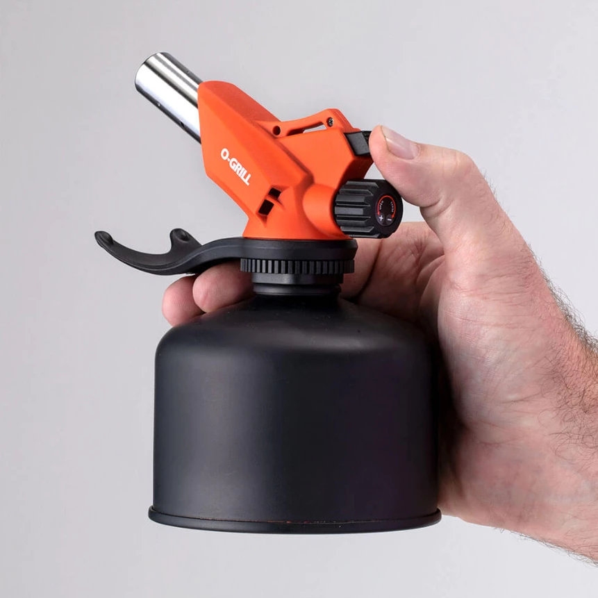 O-Grill 多功能瓦斯噴槍【綠色工場】GT-666E 高山瓦斯罐專用 火雞 打火機 賴打 防水電子點火 1300°C