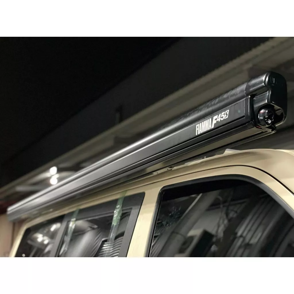 FIAMMA F45S 車邊帳 350 【綠色工場】黑色 車邊帳篷 天幕 客廳帳 遮陽帳 露營車 車頂架 帳篷