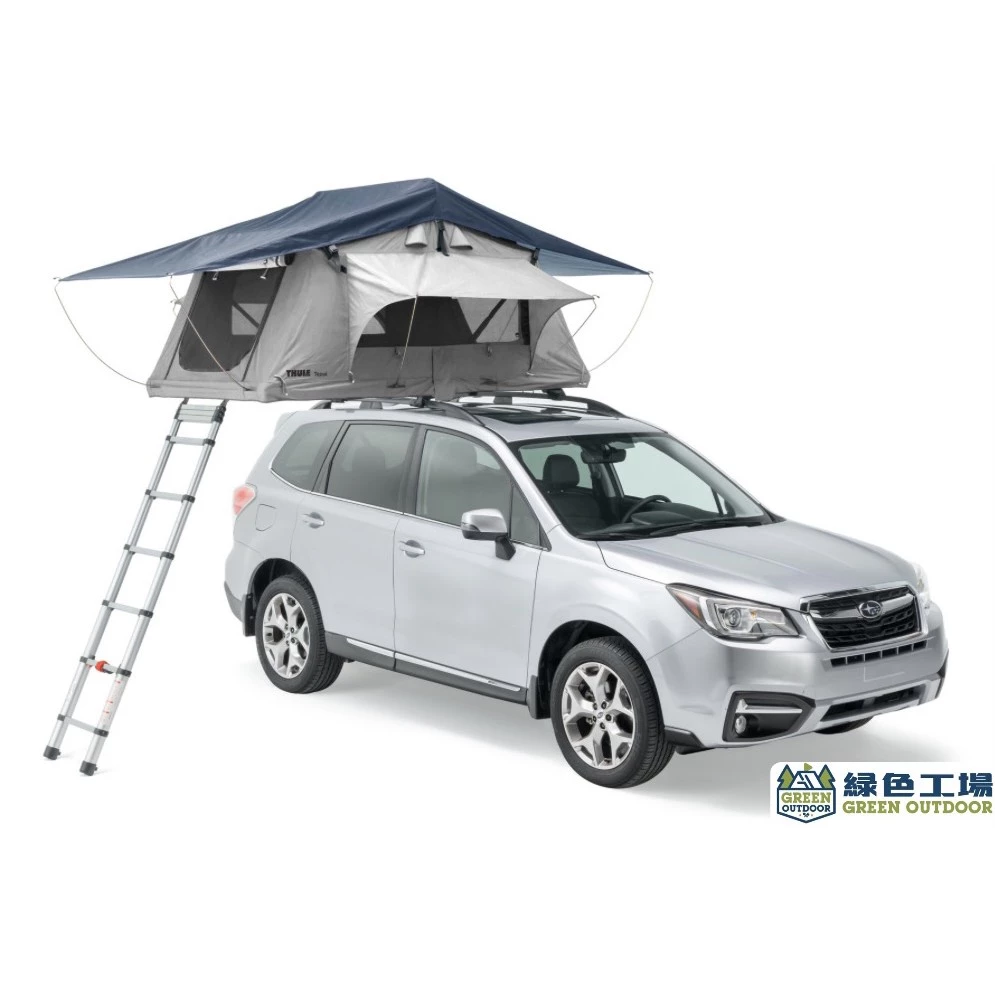 【綠色工場】THULE都樂Explorer Ayer 2軟殼式車頂帳篷(二人)-霧灰 車頂帳 車宿901200