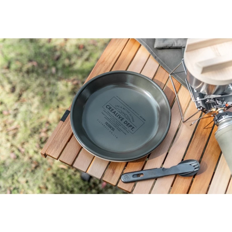 【綠色工場】Filter017 x platchamp Enamel Plate 聯名日本製 搪瓷盤 琺瑯盤 露營 野營