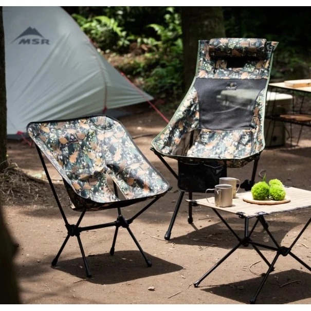 【綠色工場】OWL CAMP 舒適高背椅 露營折疊椅 便攜椅 摺疊椅 月亮椅 收納椅 登山椅 野營椅 變形蟲椅 露營