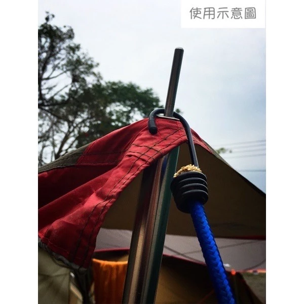 【綠色工場】雙頭4mm鐵鉤彈力繩~(軍綠色/卡其色) 30-60-90-120cm 繩徑8mm 彈性繩 彈力勾 彈性綁帶