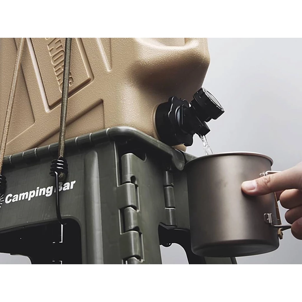 【綠色工場】FIELD WORKS 儲水桶10L 均風水桶 攜帶水箱 水壺 可提式水桶 風格露營 飲料桶