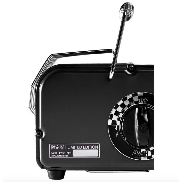 【綠色工場】 HIDEOFF 復古方形暖 韓國製 軍事風款式(軍綠 / 黑色 )瓦斯暖爐 陶瓷瓦斯暖爐 保暖 戶外 露營