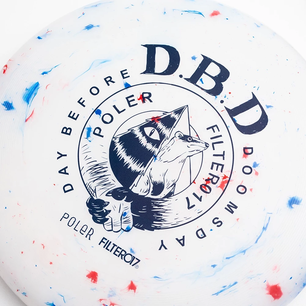 【綠色工場】Filter017® X POLeR® D.B.D Logo Frisbee 圖像運動飛盤