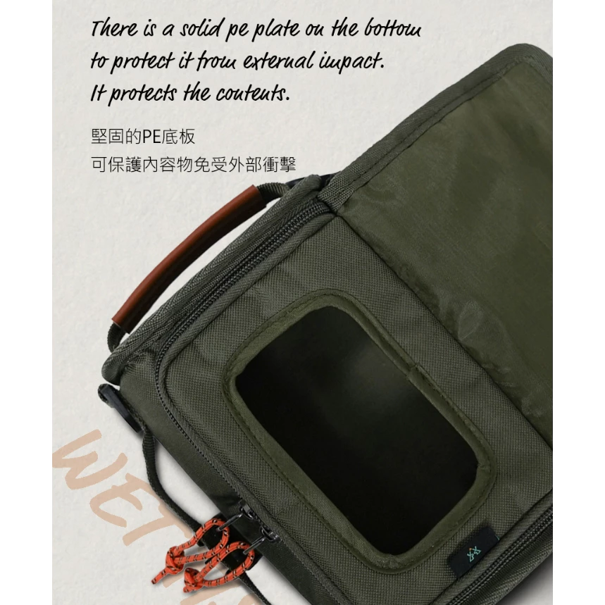 KZM KAZMI 工業風濕巾收納袋 【綠色工場】濕紙巾套 紙巾盒 衛生紙盒 面紙盒 收納包 車用衛生紙套