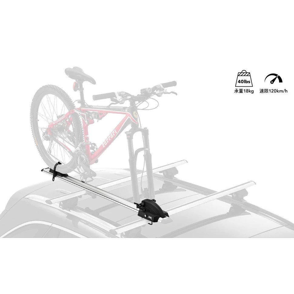 【綠色工場】3D 卡固 高剛度自行車頂架 前叉固定式 (快拆專用型) 腳踏車架 車頂式自行車架 攜車架