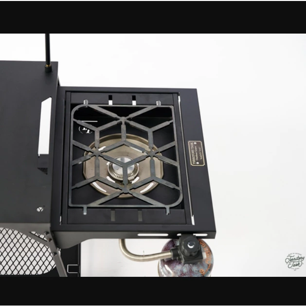 地域仕事 Territory-Task 下沉爐框+渡鴉圖騰五德【綠色工場】雪峰 GS-450R 平板單口爐 單位爐框