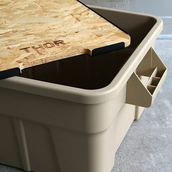 THOR 黑化/木質感桌板 22/53/75L專用 【綠色工場】索爾箱專用木板 OSB合成纖維木板 防潑水 實木桌板