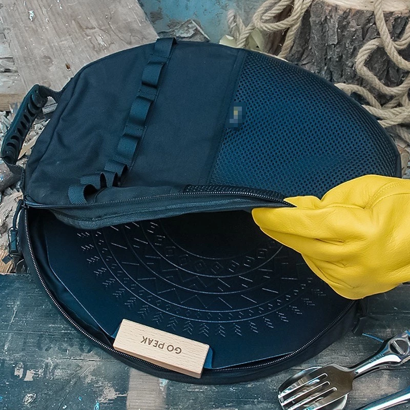 42cm烤盤收納袋 CORDURA面料【綠色工場】煎盤收納袋 煎鍋收納袋 烤盤手提袋 手提袋 鍋具收納袋