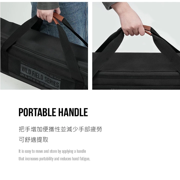 KAZMI KZM 工業風營柱收納袋MAX/1M【綠色工場】多功能收納袋 工具袋 營柱袋 置物袋 長形收納袋