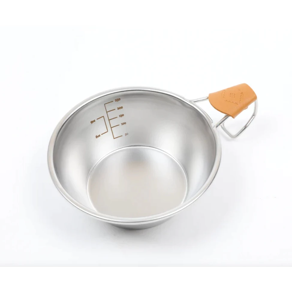 S'more 雪拉杯【綠色工場】(附手把皮套) 330ml 雪拉碗 露營碗 飯碗 湯碗 有把手 可堆疊 不鏽鋼304