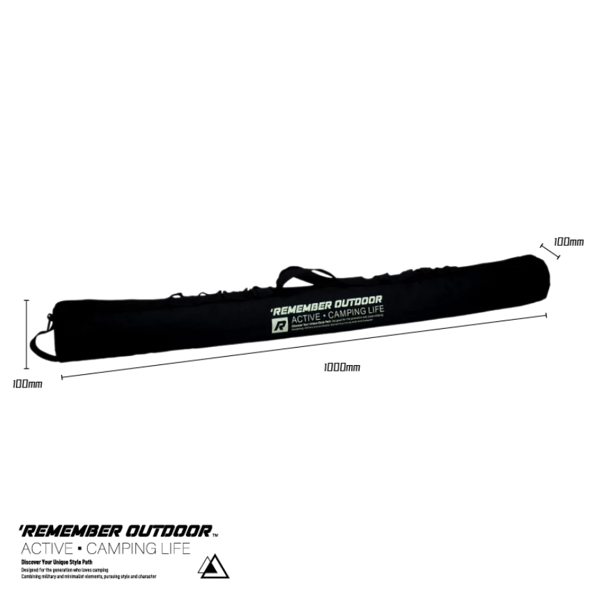 樂活不露 營柱戰術收納包【綠色工場】營柱收納袋 柱型收納袋 長形那袋袋 JX、梅花營柱皆可收納 戰術黑/軍綠/沙色