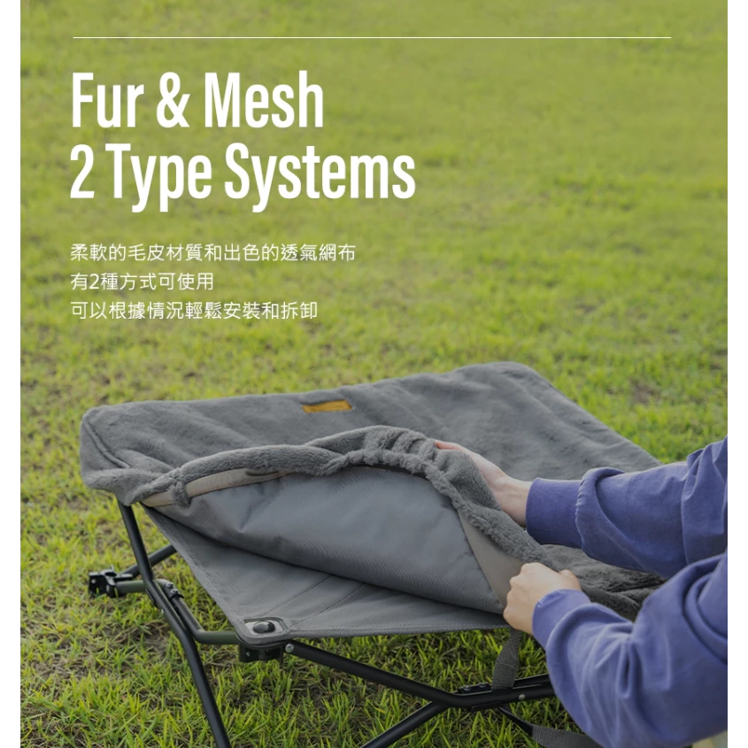 KZM 攜帶式寵物行軍床【綠色工場】寵物椅 毛小孩坐椅 寵物飛行床 寵物坐墊 鋁合金骨架 可直接清洗 附收納袋