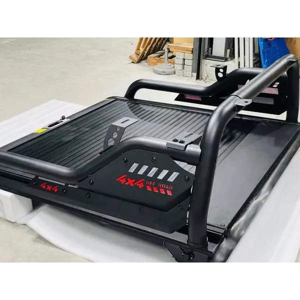 皮卡改裝全配組 捲簾+防滾架+置物盤+後斗保護飾板【綠色工場】pickup改裝 越野改裝 防滾籠 貨車改裝