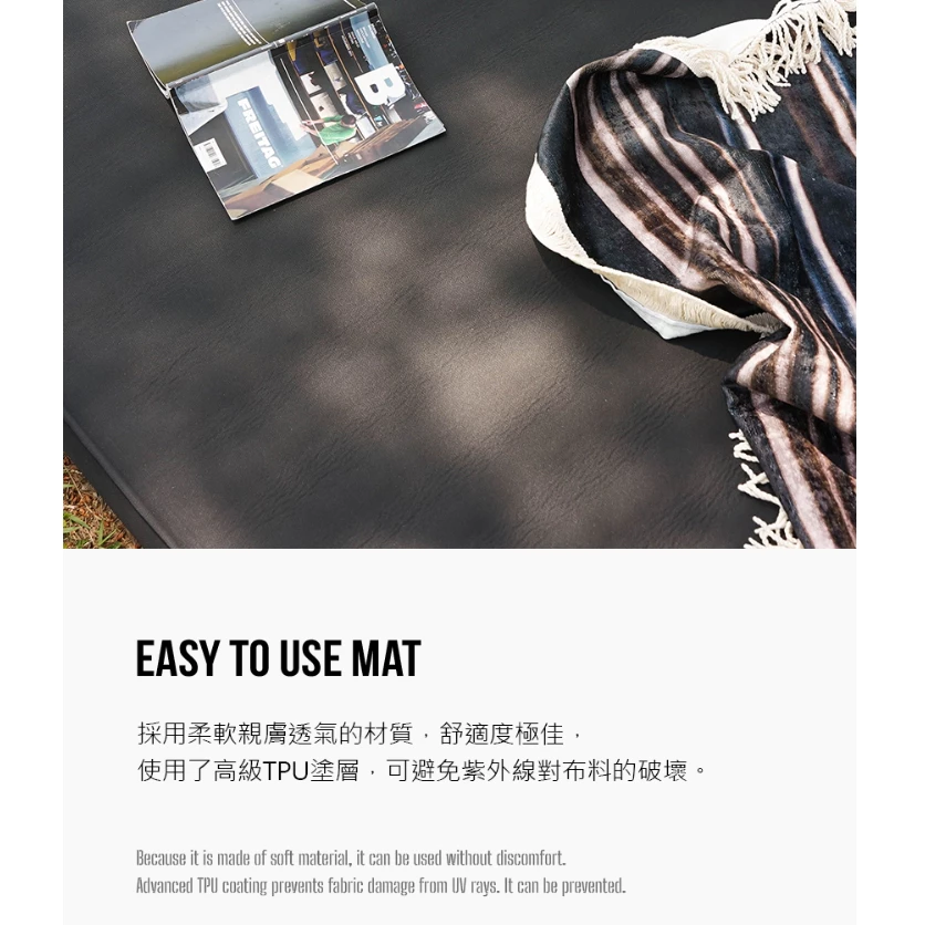 KZM 3D TPU充氣雙人/單人床墊【綠色工場】kazmi 露營睡墊 充氣床 TPU床墊 氣墊床 露營睡床 自動充氣墊