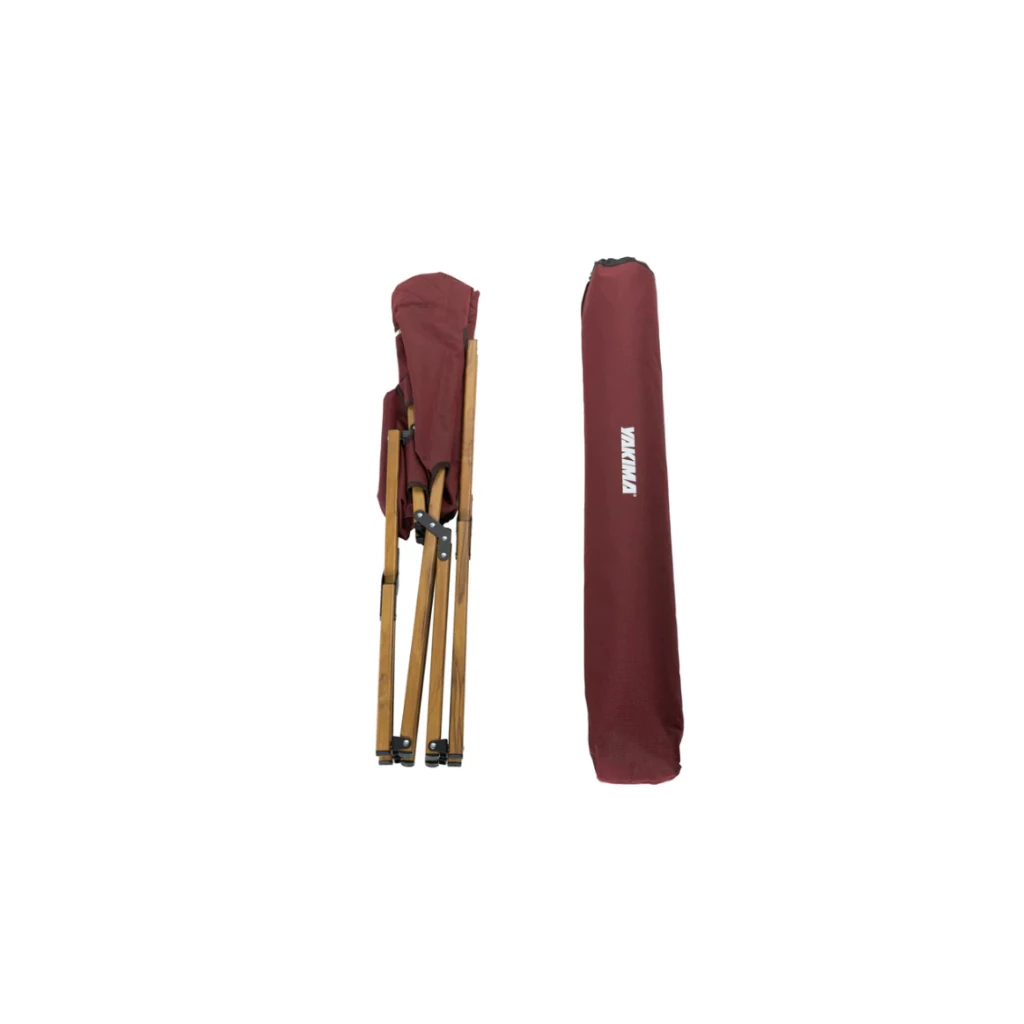 Yakima 鋁管木紋櫸木椅【綠色工場】露營椅 折疊椅 大川椅 休閒椅 鋁合金骨架 附收納袋 酒紅色