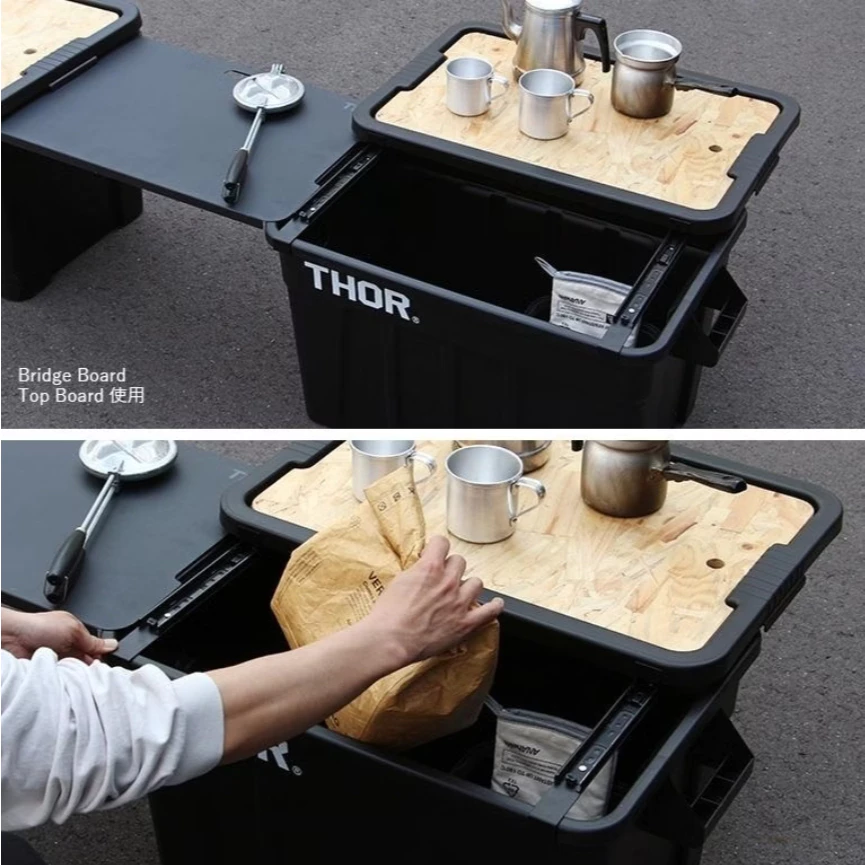 THOR 收納箱專用滑軌套件【綠色工場】2024 日本限定 索爾箱滑軌 圓場滑軌 日本製