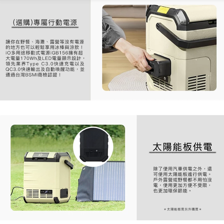 iO 探索者 EXPLORER 行動冰箱18L【綠色工場】 iG180L 移動式冰箱 車載冰箱 冷藏/冷凍冰箱 露營冰箱