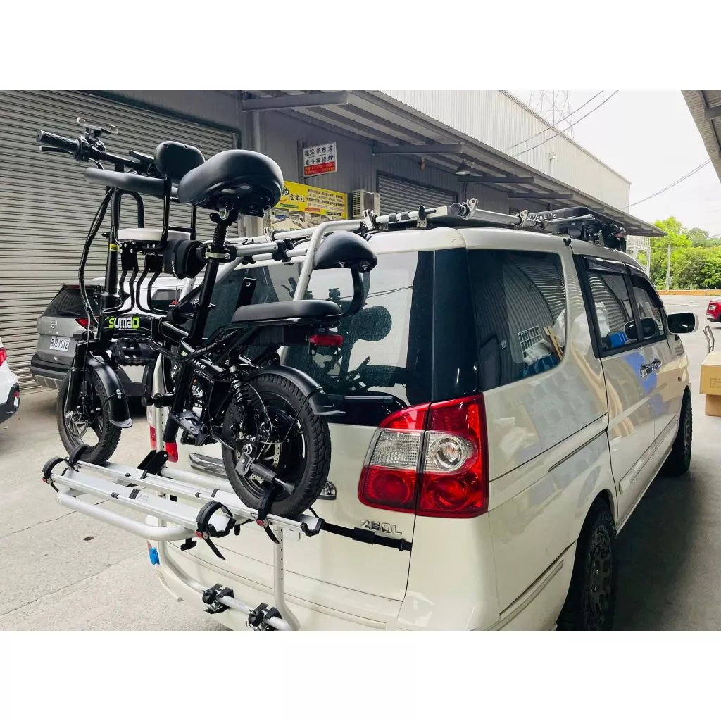 Travel Life 快克 休旅車鋁槽式攜車架【綠色工場】SBC-633 斜平背攜車架 自行車架 單車架 腳踏車架