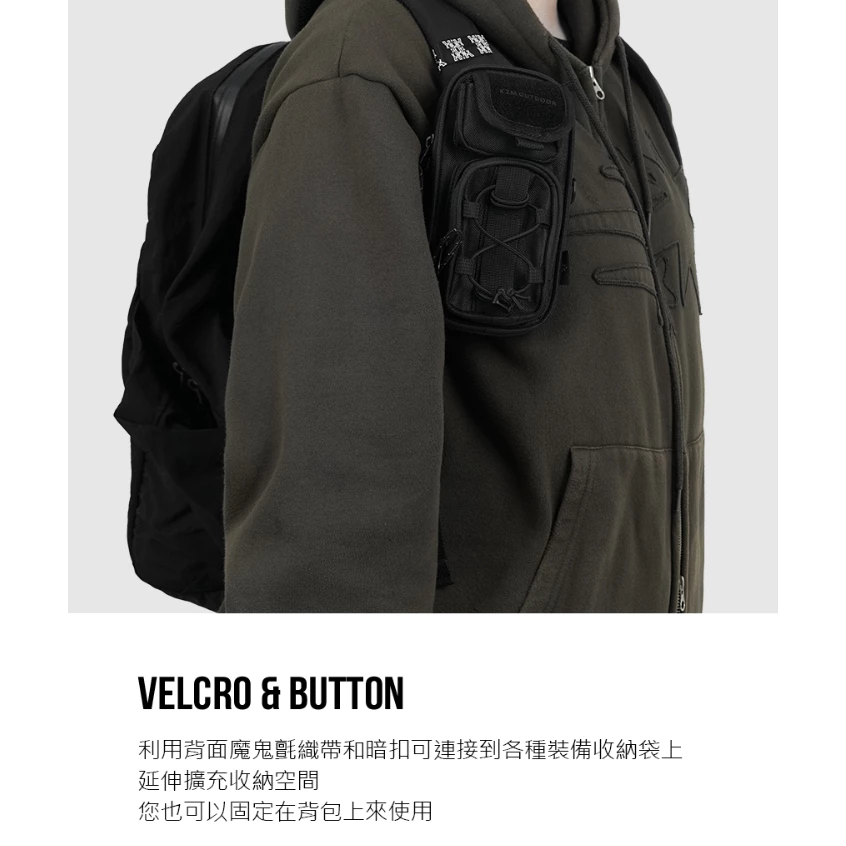 KAZMI KZM 工業風隨身包【綠色工場】小腰包 小廢包 隨身包 斜背包 側背包 迷你背袋 隨身袋