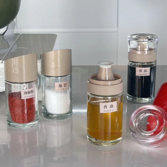 仙德曼 Sadomain 露營調味罐10件套組【綠色工場】台灣製造（附收納提袋）玻璃調味罐 調味瓶 CA001