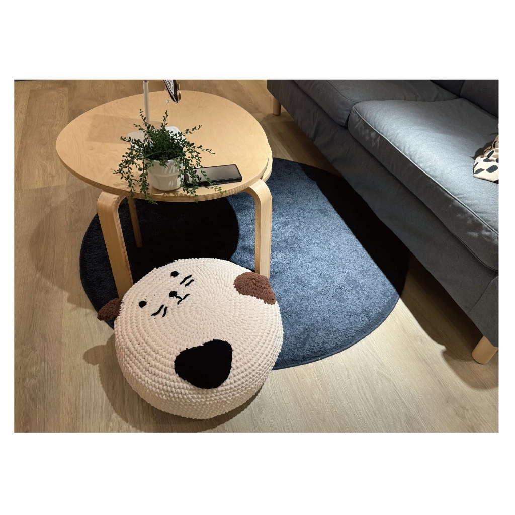 Metsä 米特薩| 充氣圓墊針織座墊套【綠色工場】雲朵小圓墊專用 椅套 針織 可DIY針縫 可機洗