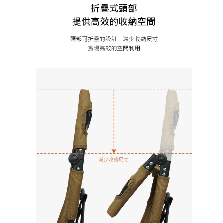 KZM 工業風六段折疊椅(含掛物架)【綠色工場】露營椅 折疊椅 休閒椅 可調整椅背 大川椅 附收納袋 卡其/黑色
